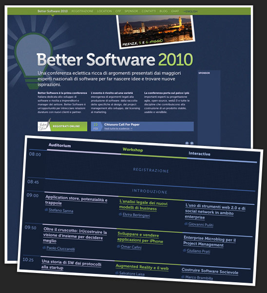Better Software web site screenshot